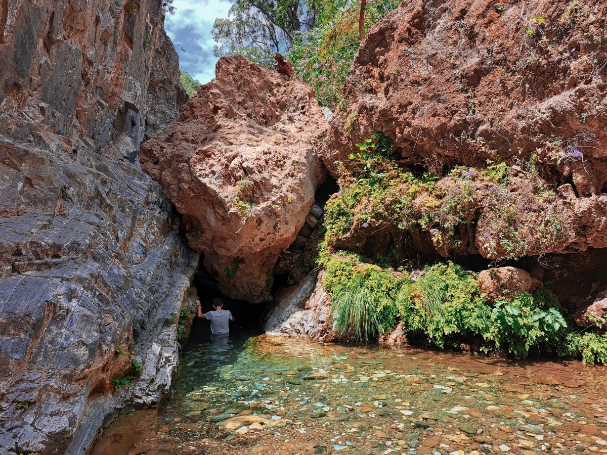 Gaivinantis maršrutas brendant upeliu Malagos&nbsp;provincijoje