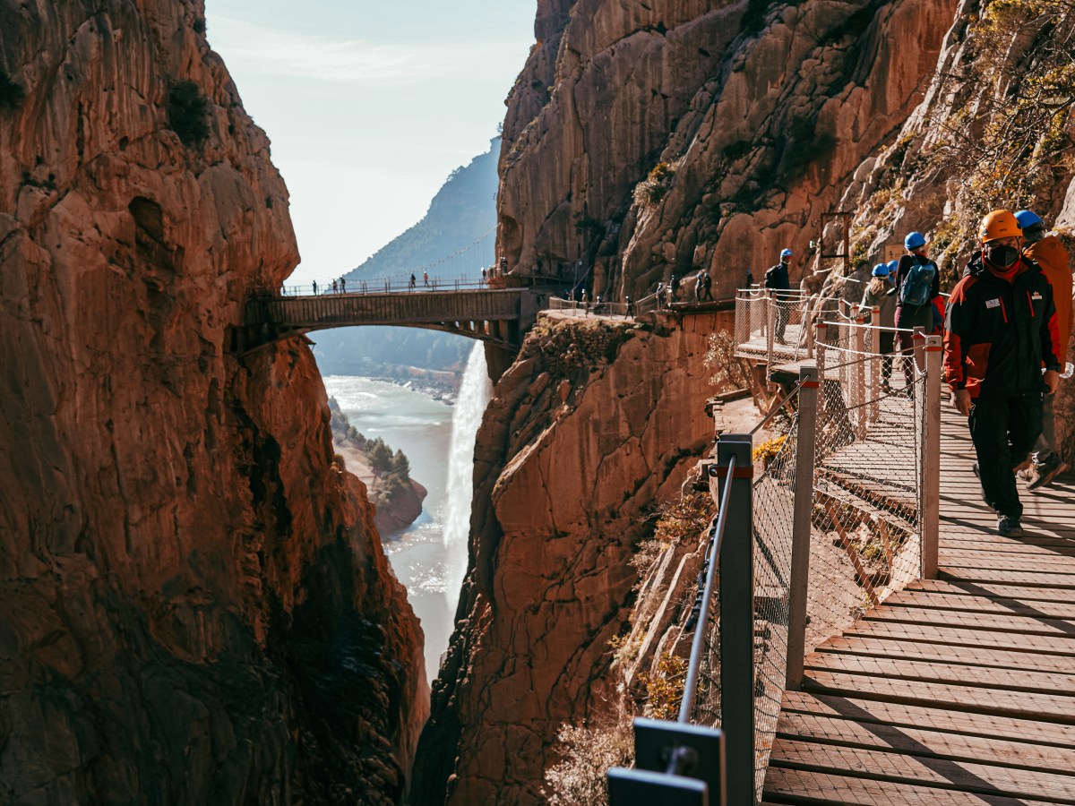 Įspūdingiausios Andalūzijos vietos. Caminito del Rey – maršrutas tarpekliu 100 metrų&nbsp;aukštyje